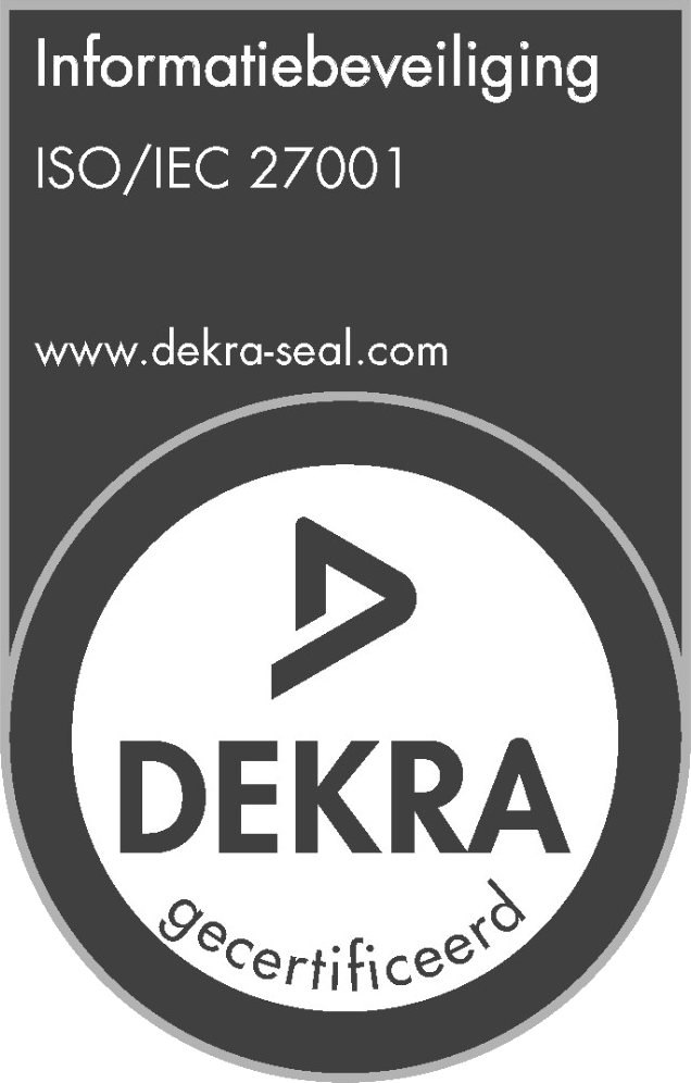ISO/IEC 27001 Information Security, DEKRA certified seal
